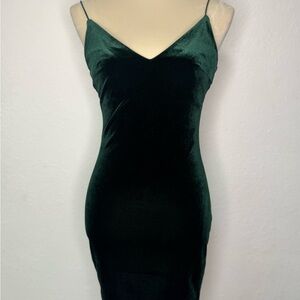 B Darlin Forest Green Dress